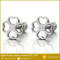 Customized Size Surgical Steel Hollow Flower Ear Tragus Cartilage Earrings